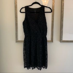 MM Couture Black Sequin Dress